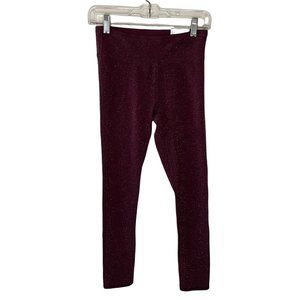 NWT Aerie Deep Purple Sparkle Chill Regular Rise Med Leggings